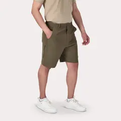 GANGSTER - Bermuda Elasticado Clark Verde Oliva