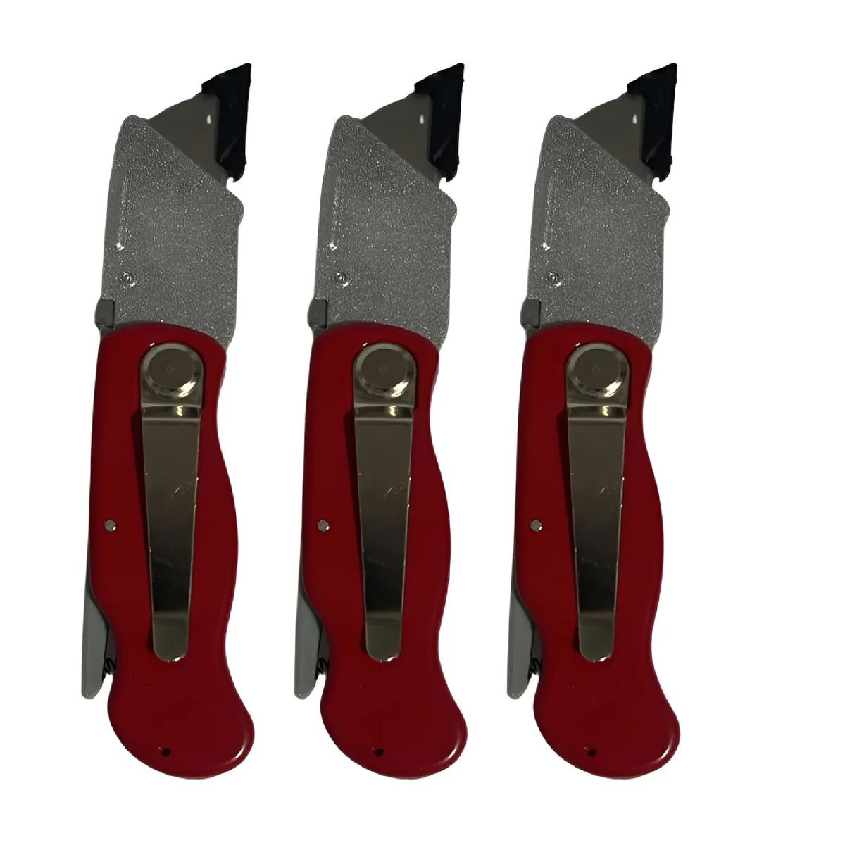 INOXCROM - Cuchillo Retractil Metalico Inoxcrom Profesional X3+15 Hojas