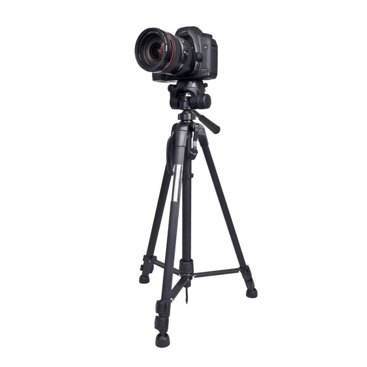 DSTARGAZE - Trípode Profesional 360° Video + Bolso De Transporte Negro