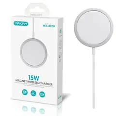 GENERICO - Cargador Magnético Inalámbrico Blanco 15W MAXAM