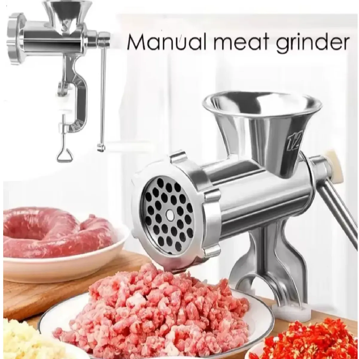GENERICO - Maquina Moledora Carne Molino Picadora Multifuncional