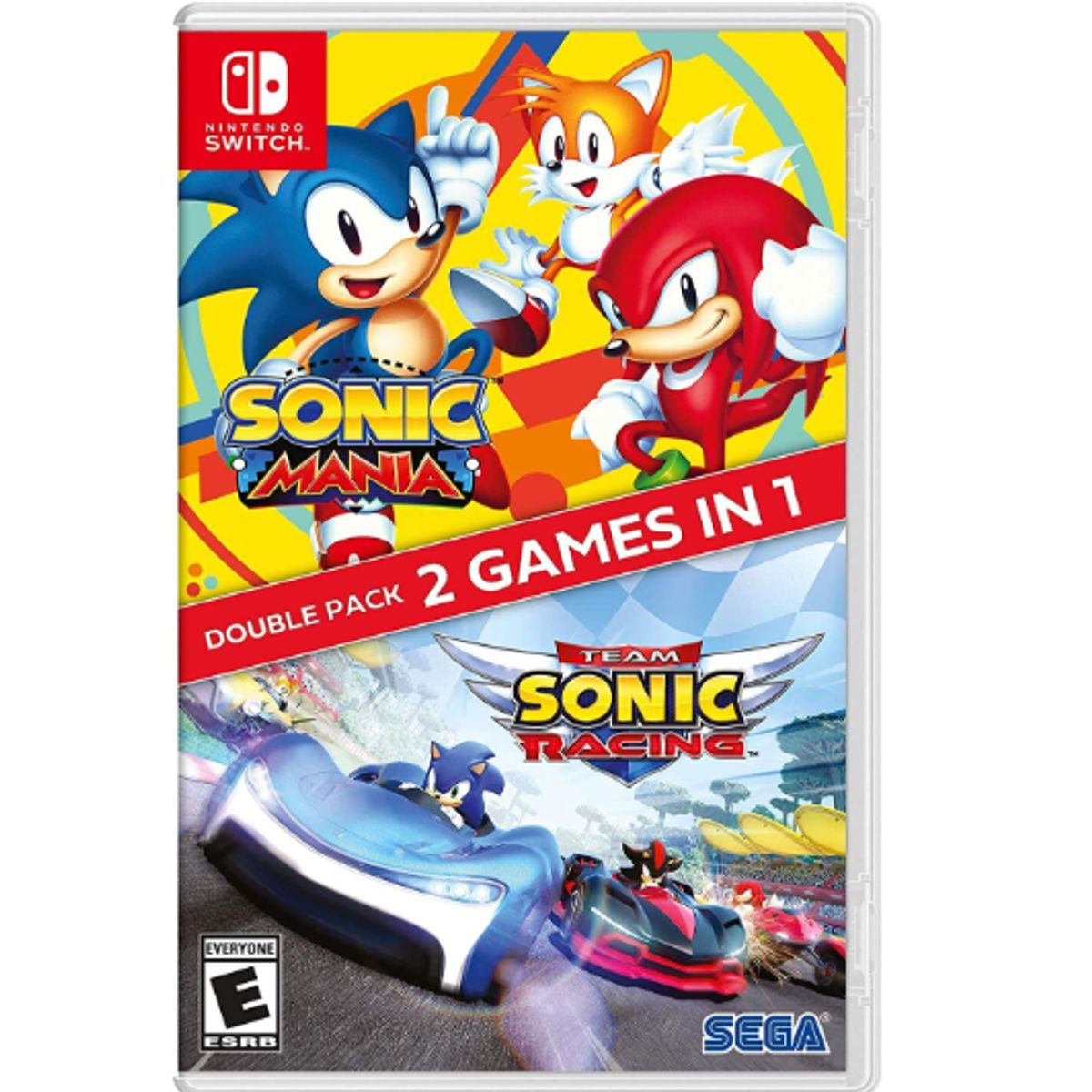 NINTENDO - Sonic Mania + Team Sonic Racing Double Pack - Nintendo Switch