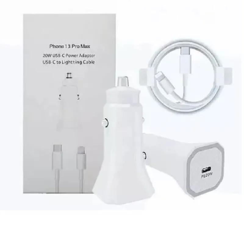 GENERICO - Cargador De Auto 20w Usb C compatible  iphone