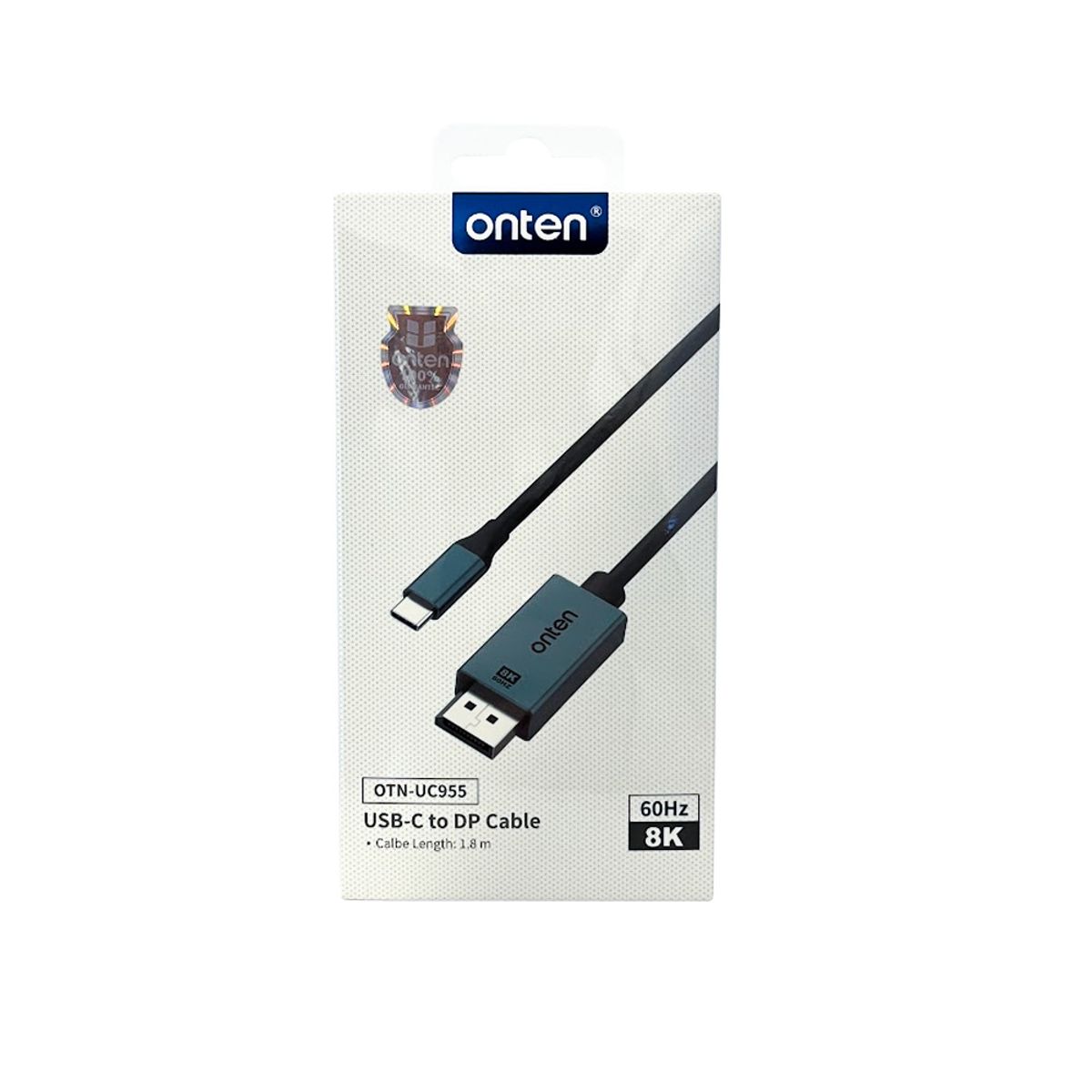 ONTEN - Cable USB-C a DisplayPort 8K 60Hz Onten OTN-UC955 1.8 m