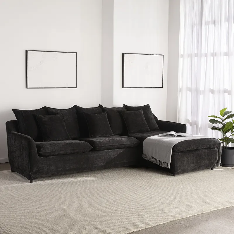 VYS SPA - Seccional Siena beige con chaise reversible