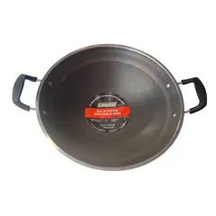 GENERICO - Disco Wok Chino Antiadherente Con Manillas 44cm