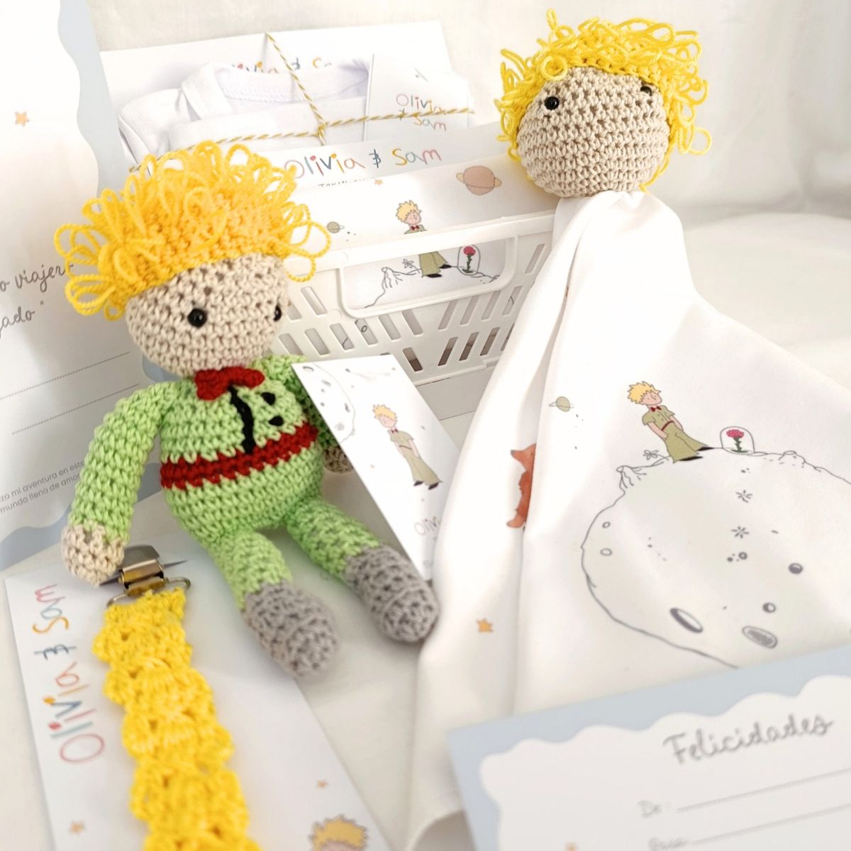 OLIVIA Y SAM - CAJA REGALO BABY SHOWER EL PRINCIPITO