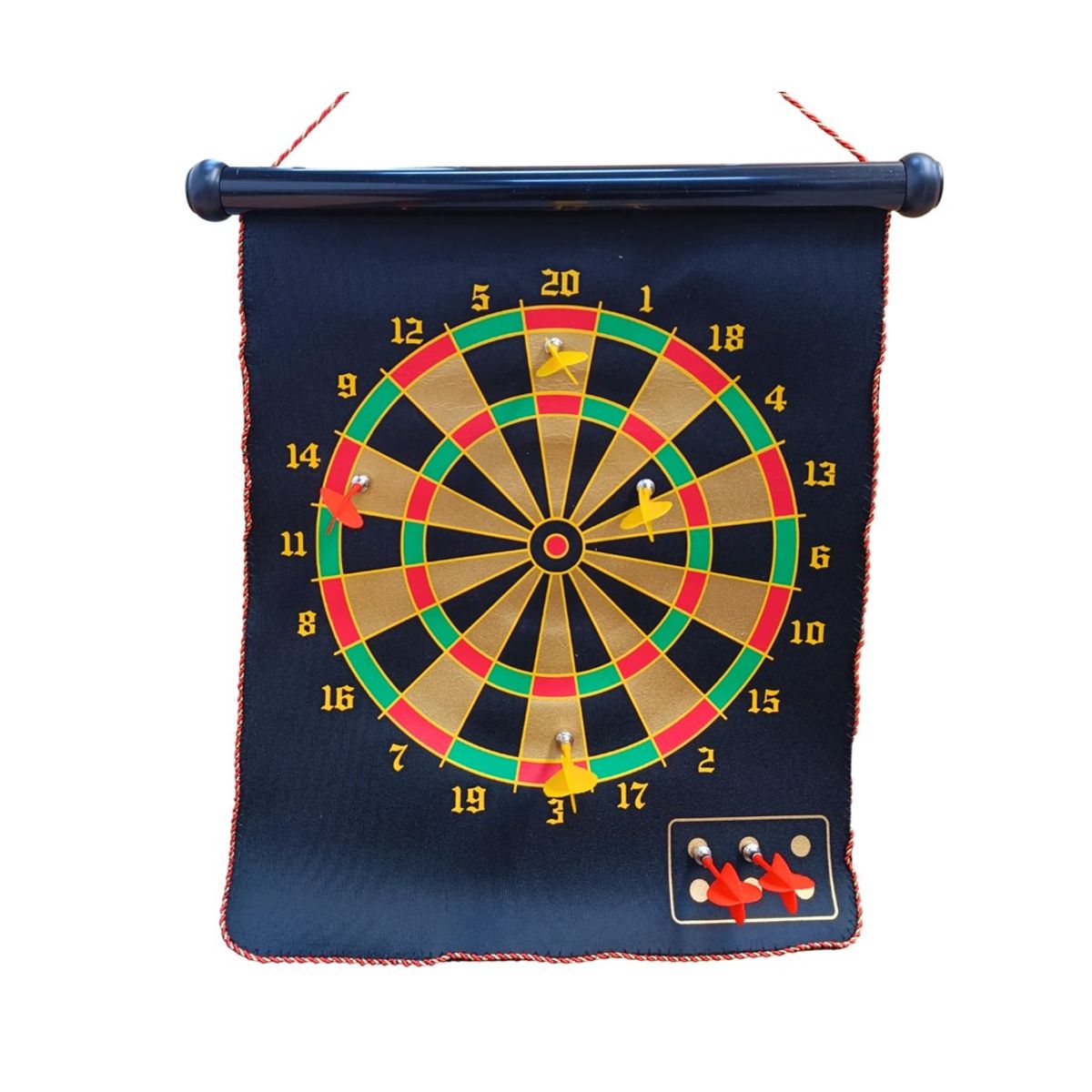 GENERICO - Juguete Dardos Imantados Infantil Con Tablero Enrrollable