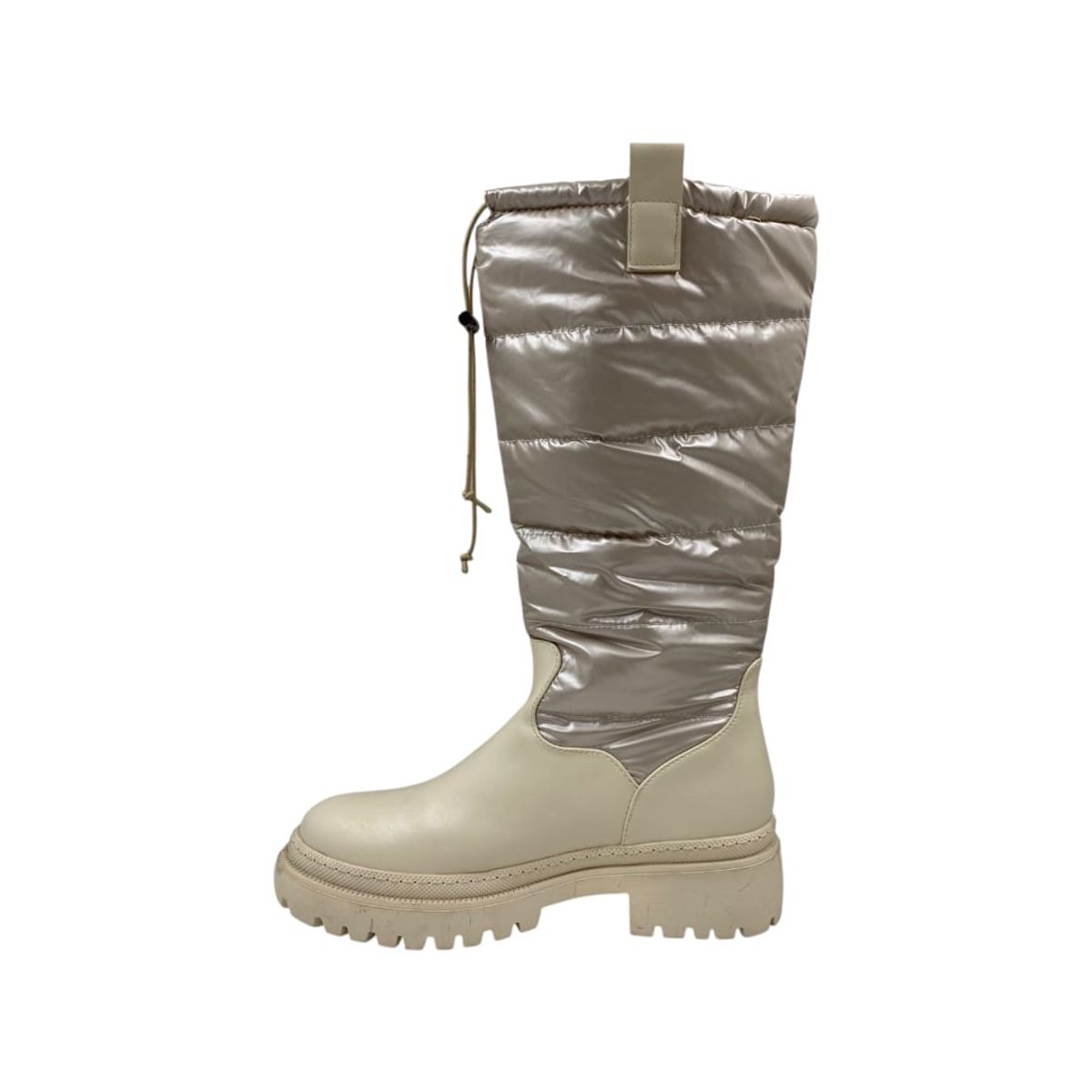 HERIEL - Bota Beige Chiporro Mujer