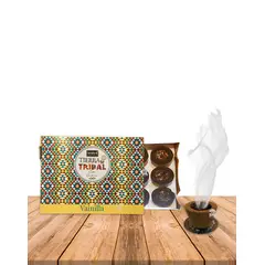 GENERICO - Resina Natural Krishna Tribal Earth Copa Vainilla