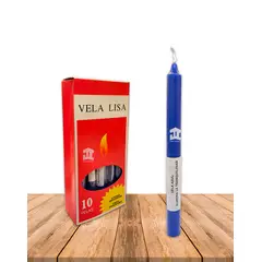 GENERICO - Vela Lisa Esotéricas Color Azul