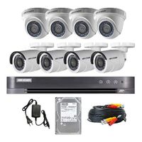 Kit 8 cámaras de seguridad Interior-Exterior 8ch Fhd 1080p
