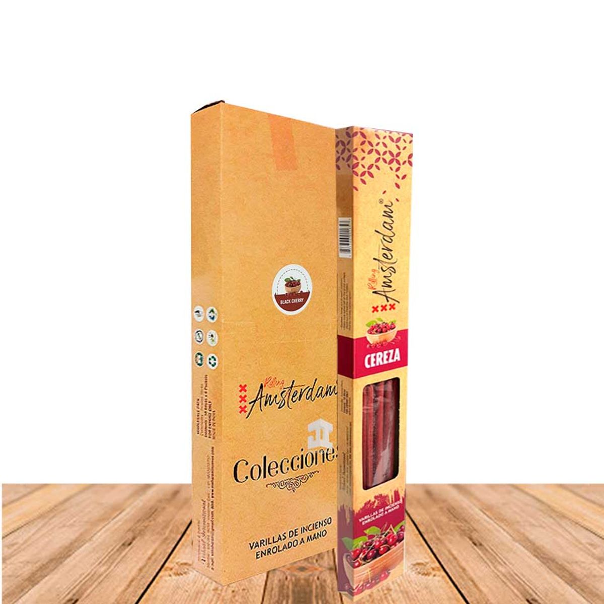 GENERICO - Incienso Jardin Rolling Amsterdam 41 Cm Black Cherry