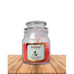 GENERICO - Vela vidrio krishna aroma Jazmín 75 grs