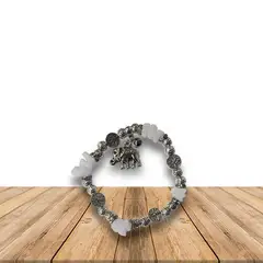 GENERICO - Pulsera Con Elefante Y Piedras Blancas JI19-354