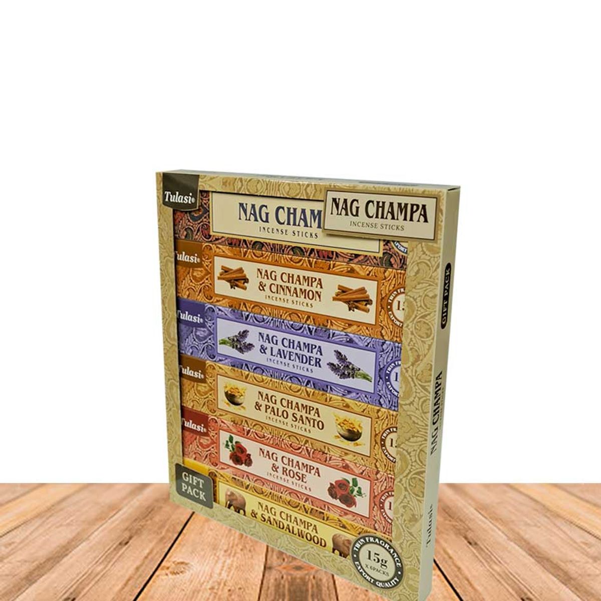 GENERICO - Incienso Tulasi Nag Champa Pack Surtido