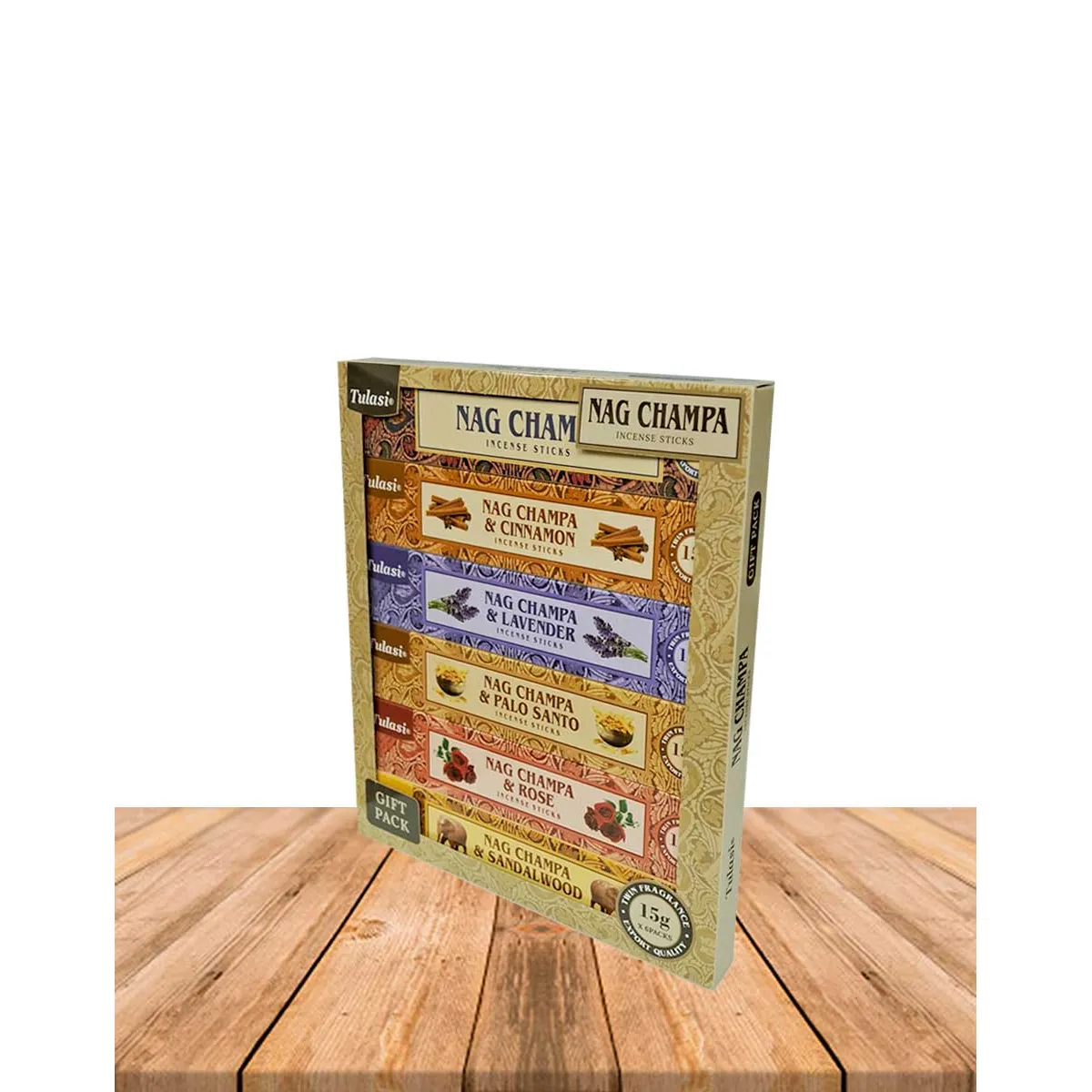 GENERICO - Incienso Tulasi Nag Champa Pack Surtido
