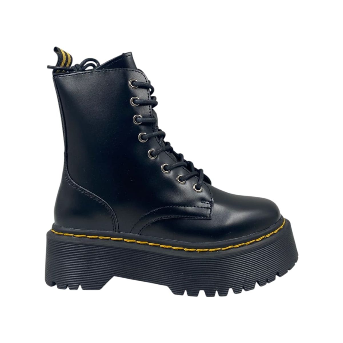 HERIEL - Botín Negro Plataforma Mujer