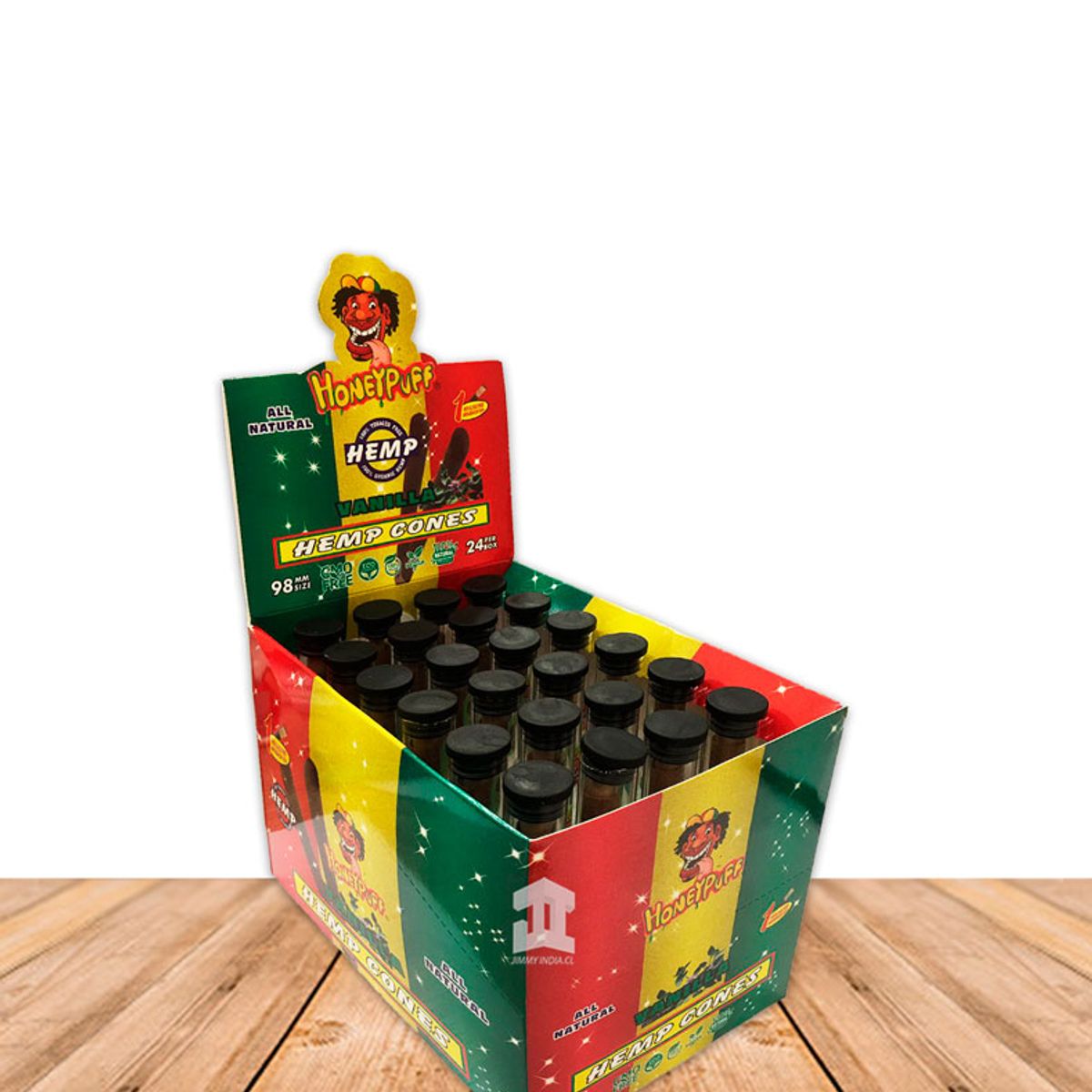 GENERICO - Honey Puff Hemp Cone Vainilla  Con Punta de Madera