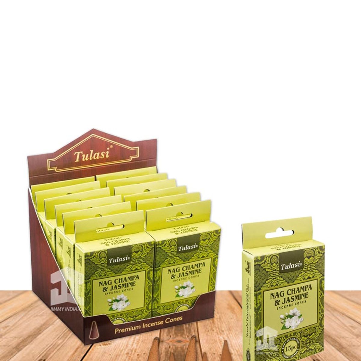 GENERICO - Incienso Cono Nag Champa & Jasmin
