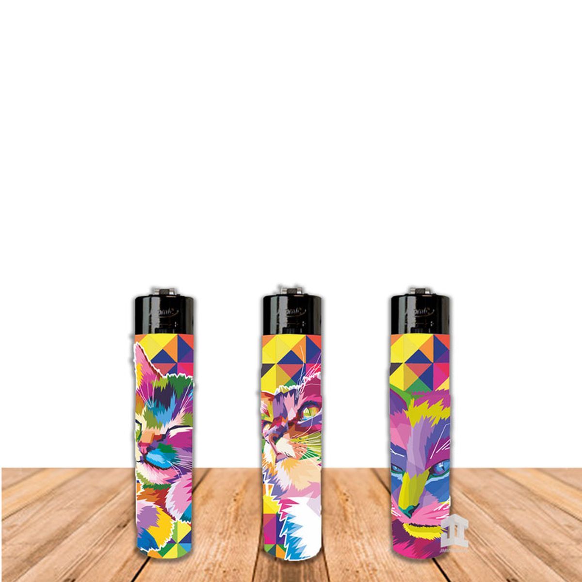 GENERICO - Encendedores Atomic Geo Cats Cod.174