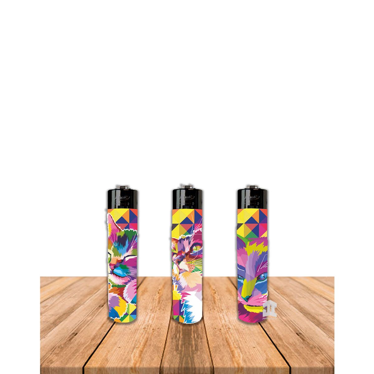 GENERICO - Encendedores Atomic Geo Cats Cod.174