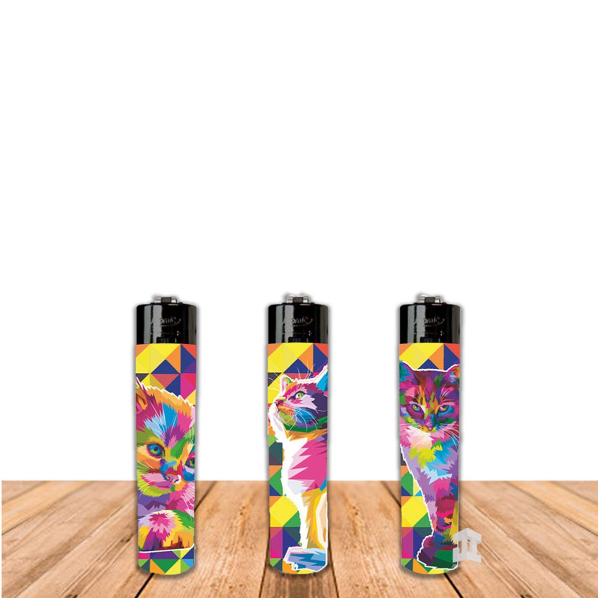 GENERICO - Encendedores Atomic Geo Cats Cod.174