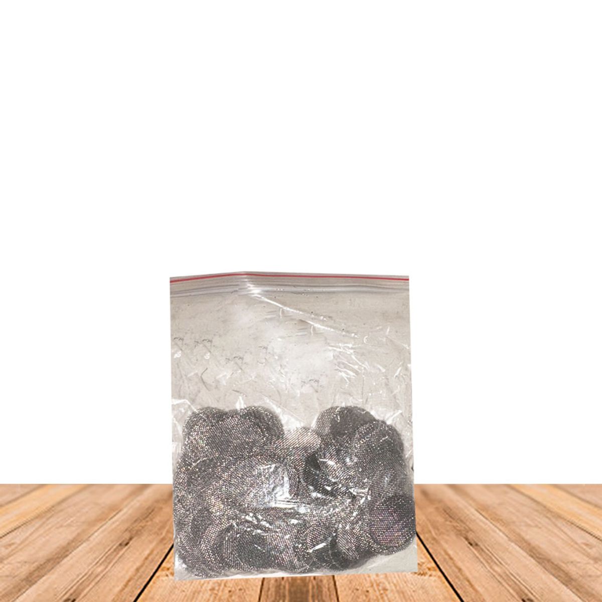 GENERICO - Bolsa Rejilla Plateada Para Pipa  180 un