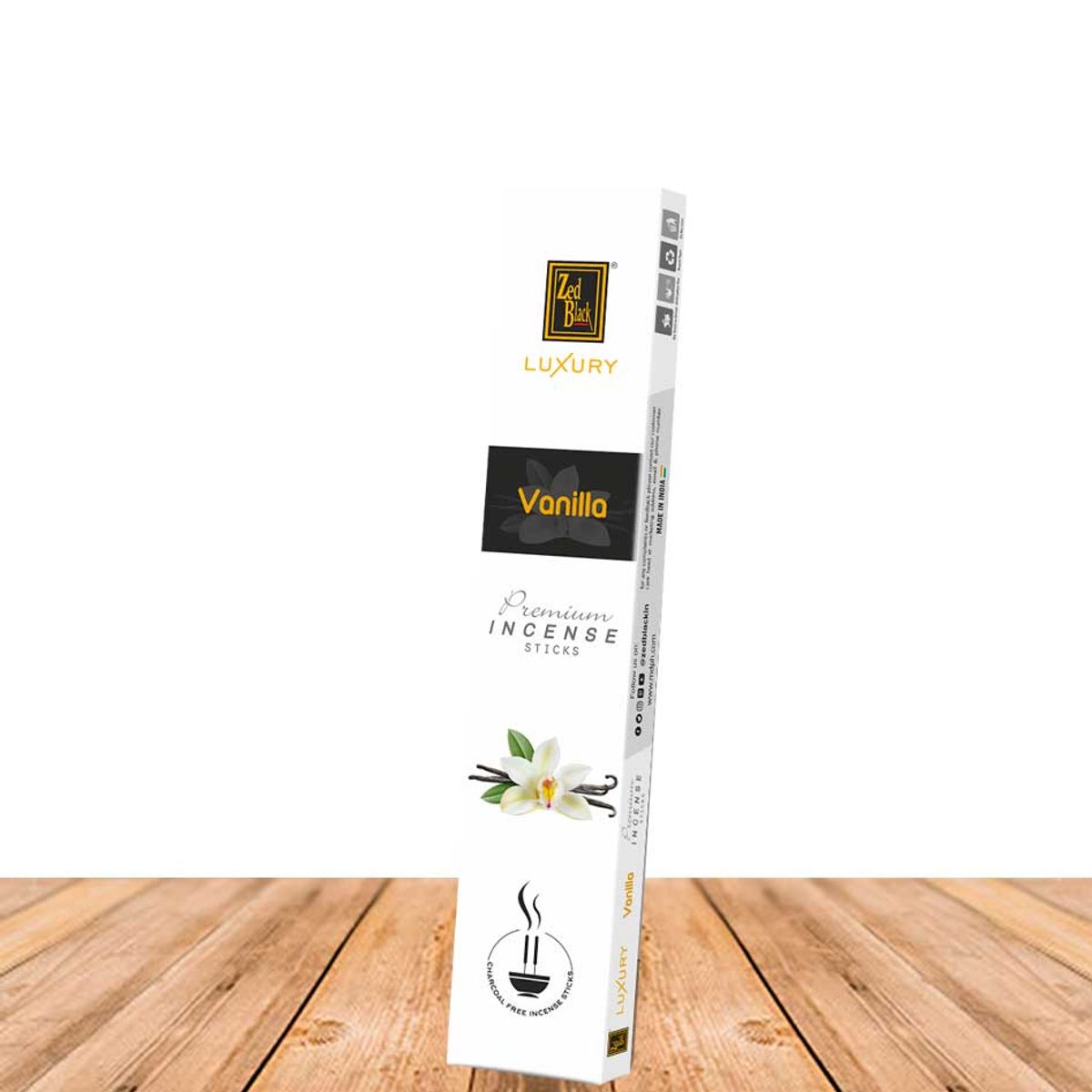 GENERICO - Incienso Zed Black Luxury Vainilla
