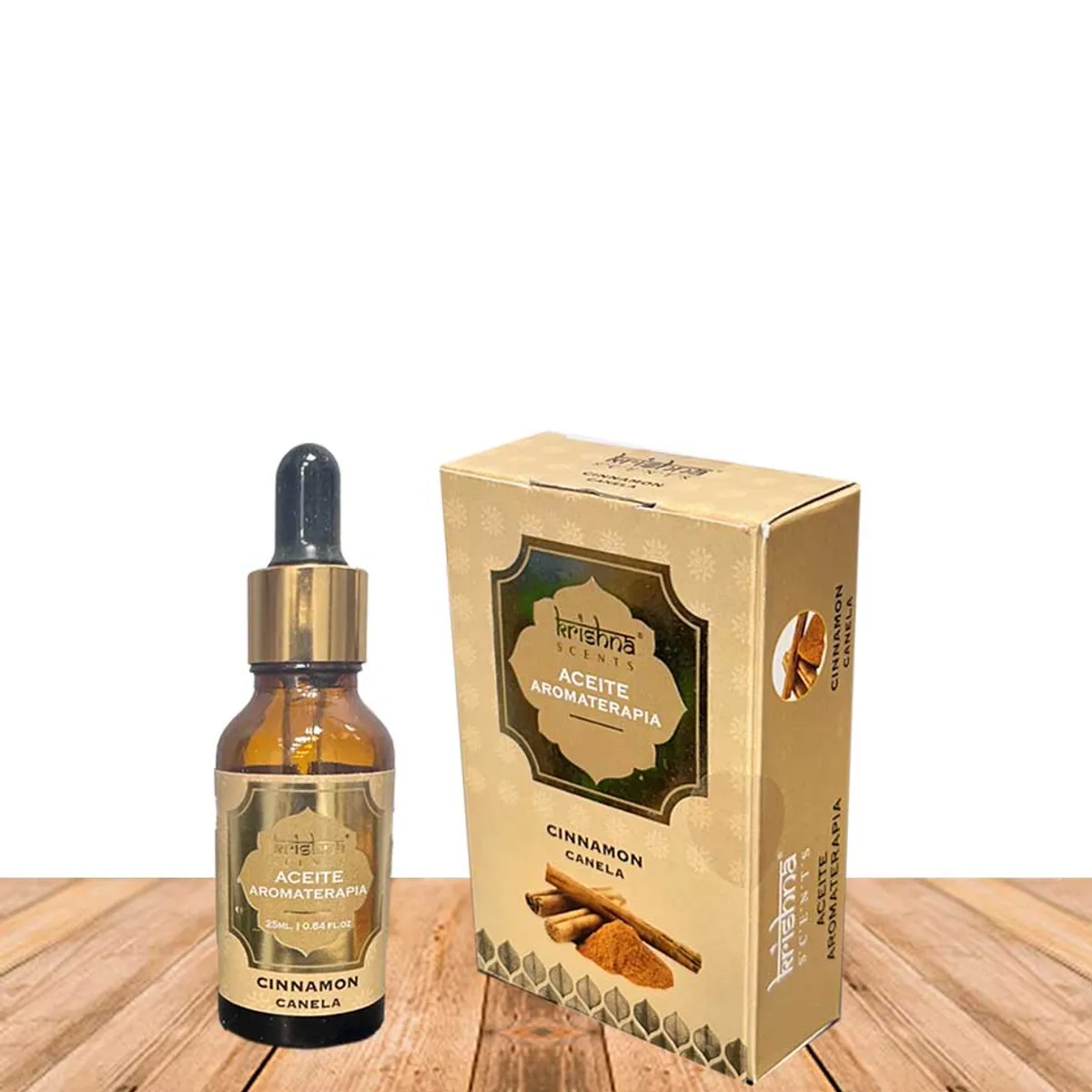 Aceite aromático Krishna 25ml Canela con gotero., marca GENERICO - Foto Principal