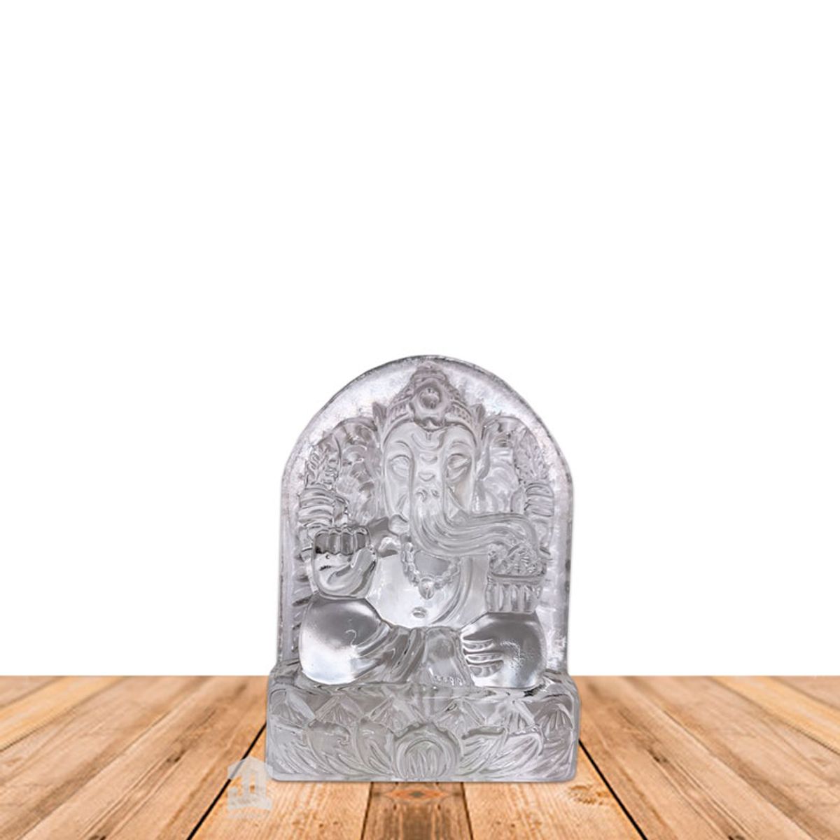 GENERICO - Dios Ganesh  de cristal Pequeño Transparente  JI23-174