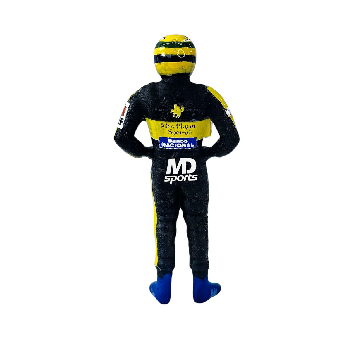FORMULA 1 - Figura F1 Piloto Ayrton Senna Lotus 97t 1985 Cartrix 1:43