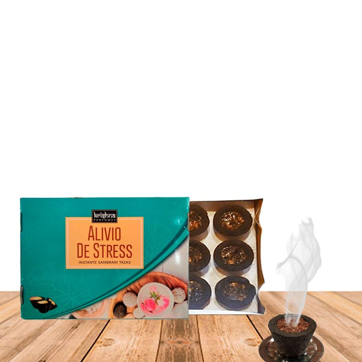 GENERICO - Resina Natural Krishna Copa Alivio de Estrés