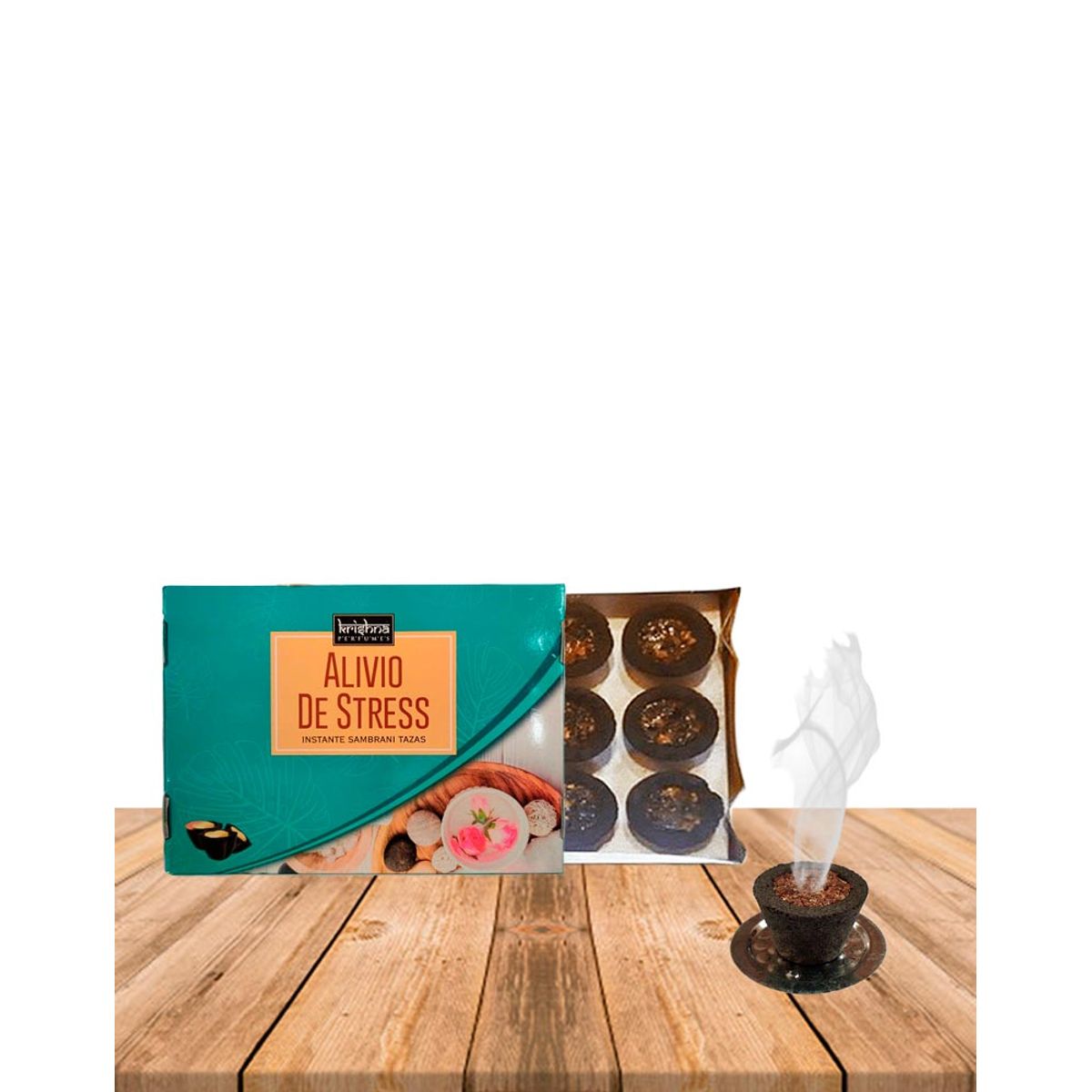 GENERICO - Resina Natural Krishna Copa Alivio de Estrés