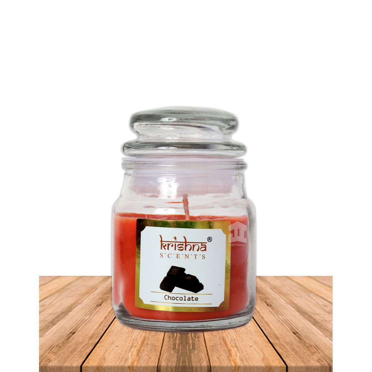 GENERICO - Vela vidrio krishna aroma Chocolate 75 grs