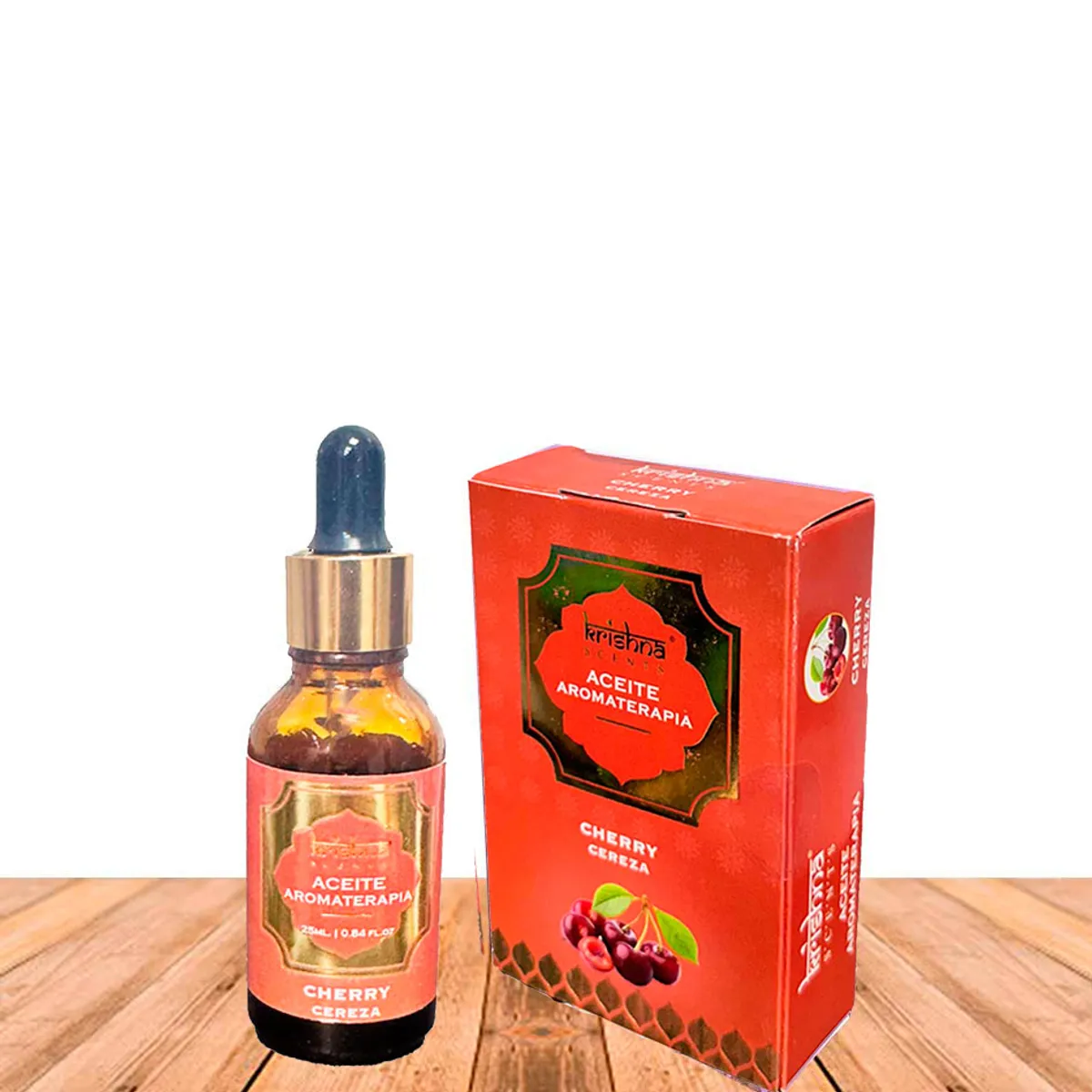 Aceite aromático Krishna 25ml Cereza con gotero., marca GENERICO - Foto Principal