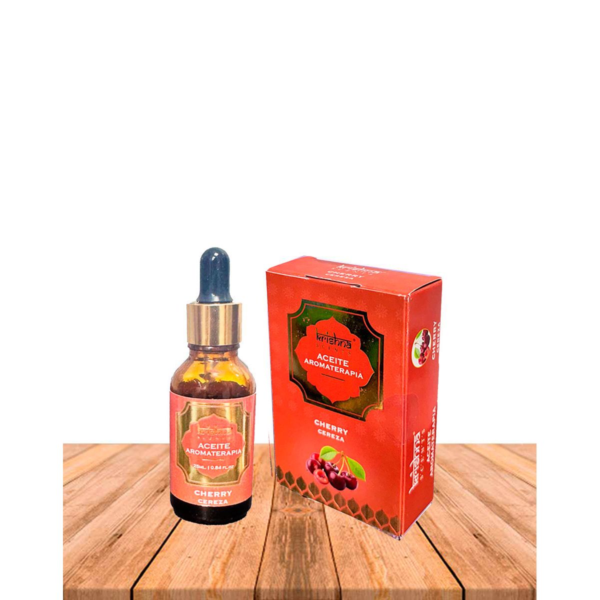 Aceite aromático Krishna 25ml Cereza con gotero., marca GENERICO - Foto Principal