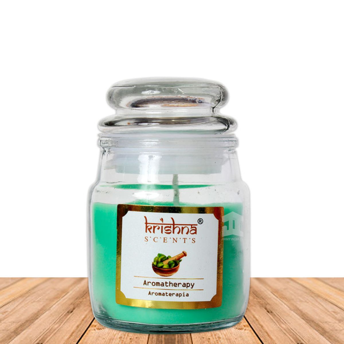 GENERICO - Vela vidrio krishna aroma Aromaterapia 75 grs