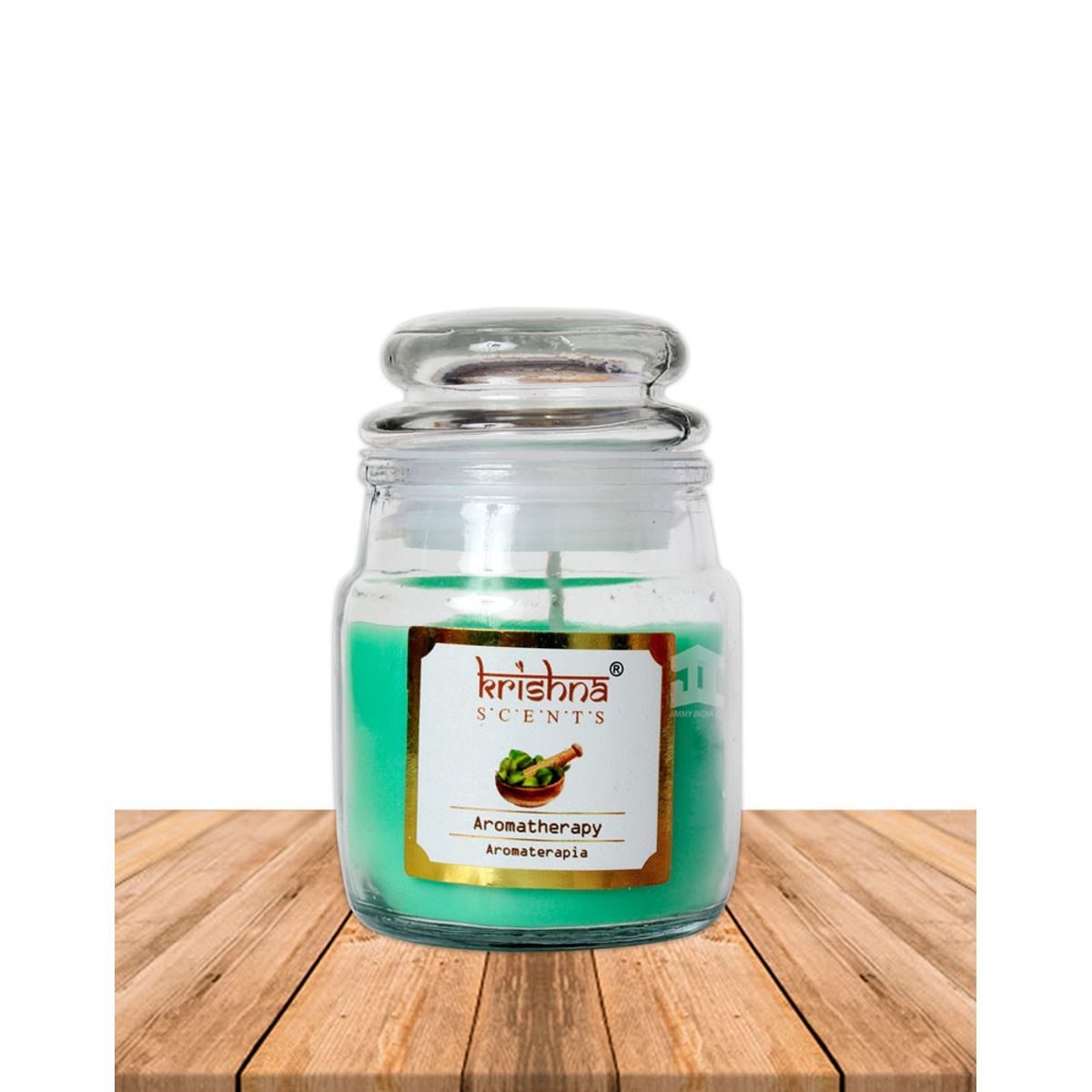 GENERICO - Vela vidrio krishna aroma Aromaterapia 75 grs