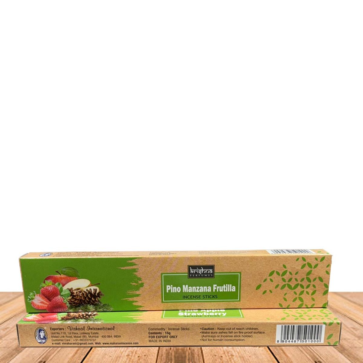 GENERICO - Incienso Krishna Pino Manzana Frutilla15 grs