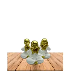 GENERICO - Set Figura Buda Ciego Sordo Mudo Chico JI23-329