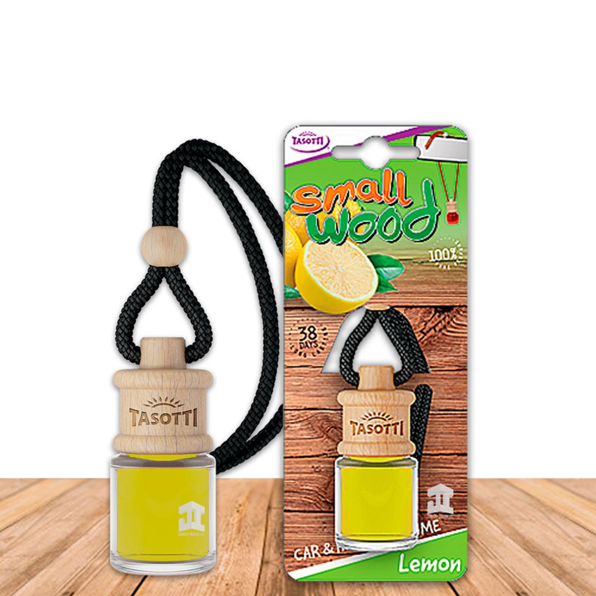 Aromatizador de Auto Small Wood Lemon 4ml, marca GENERICO - Foto Principal
