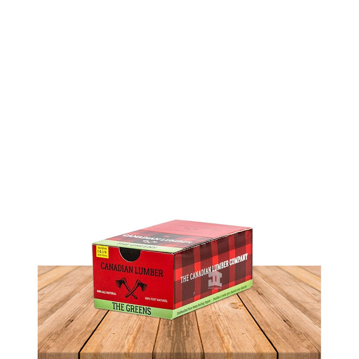 GENERICO - Papel Canadian Lumber The Greens 1 1/4 + TIPS