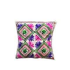 GENERICO - Funda de Cojín Bordado Blanca 105-109