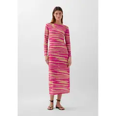 SCALPERS - VESTIDO ANIMAL PRINT ABERTURA