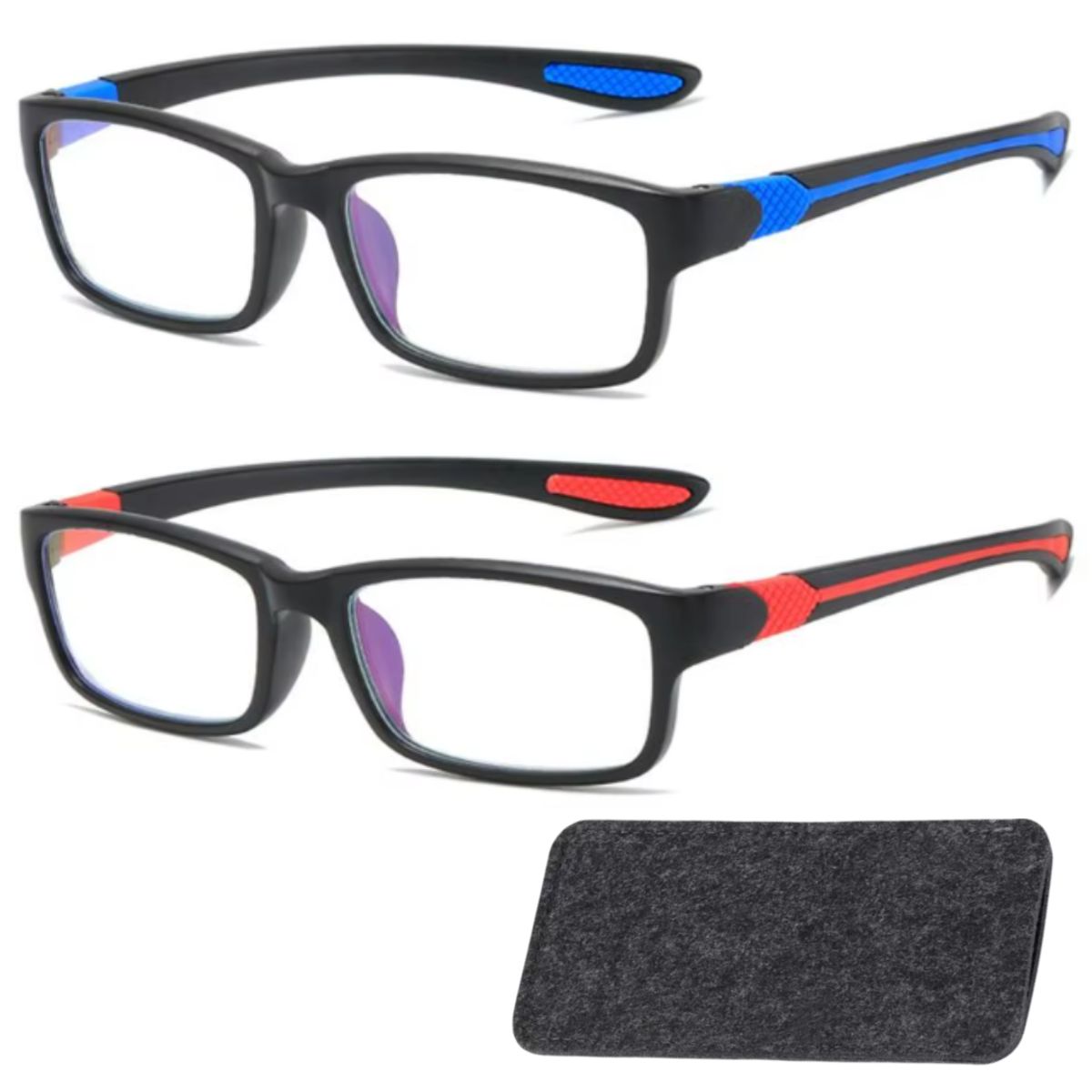 JM - Set 2 Lentes Ópticos 1.50 Anteojos Graduados Presbicia De Lectura Pack V40