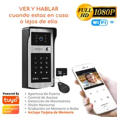 D MOTICA - Video Portero Wifi Inteligente Full Hd Control desde App en Smartphones