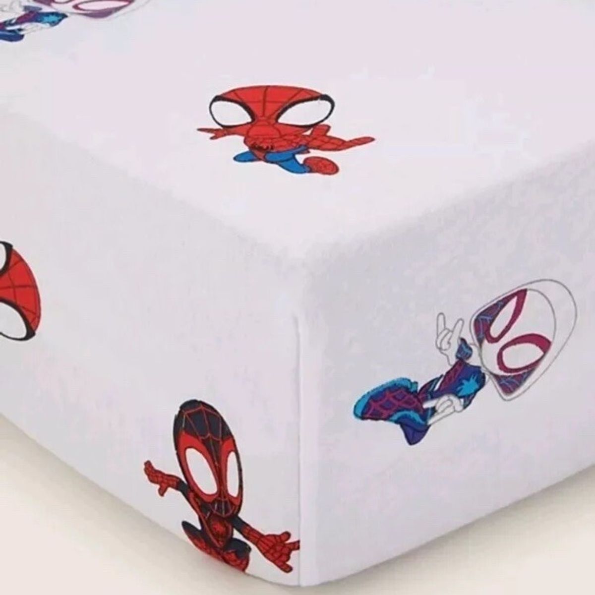 Set 2 sábanas bajeras jersey algodón para cuna grande SPIDEY, marca GENERICO - Foto Principal