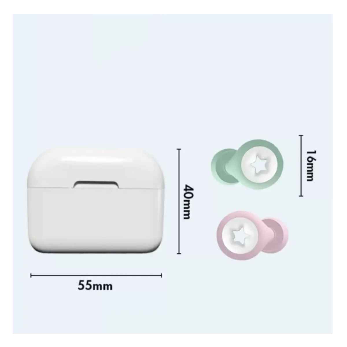 GENERICO - Tapones De Reutilizables Para Dormir Para Reducir El Ruido ROSA