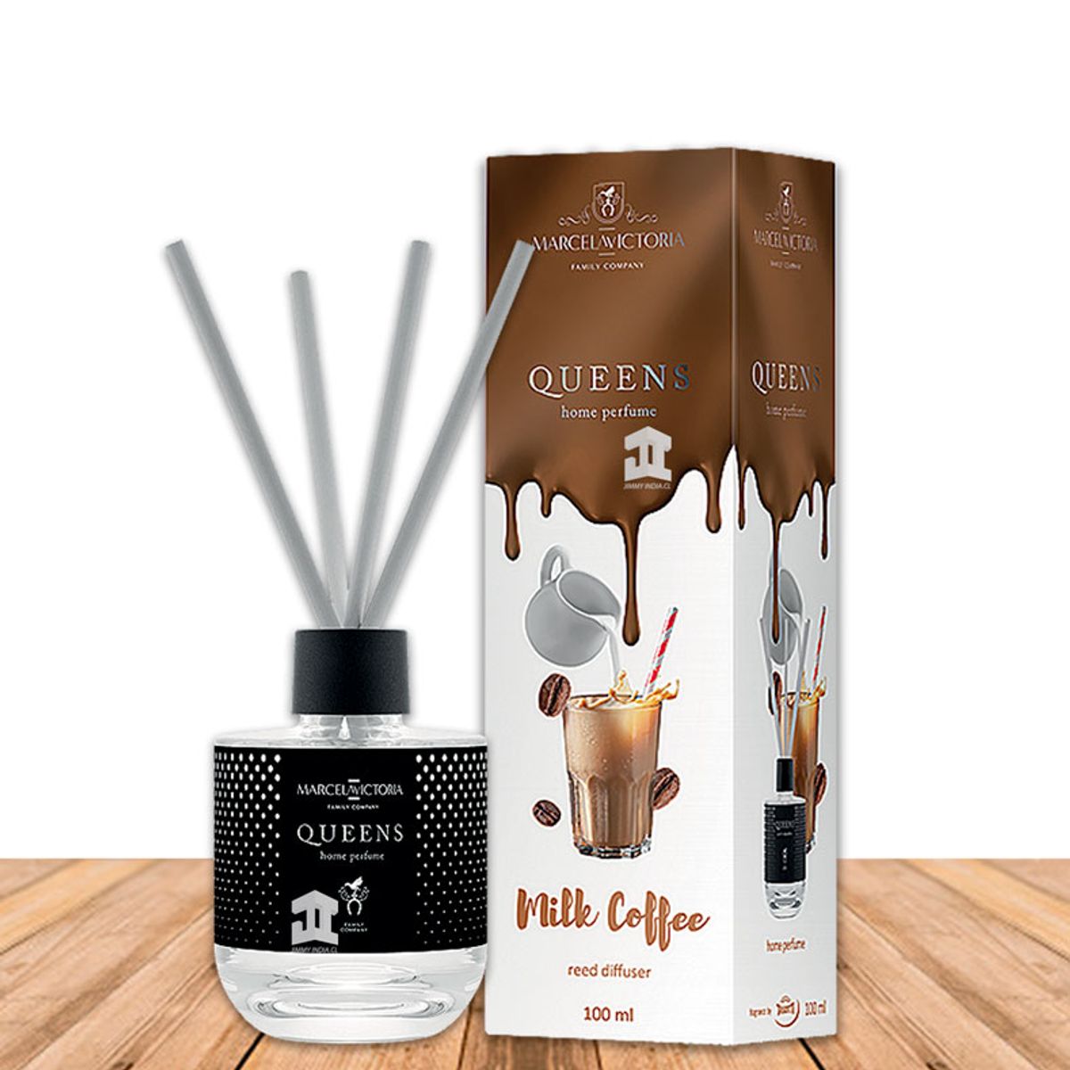 GENERICO - Reed Difusor Queens Milk Coffee MV 100ml